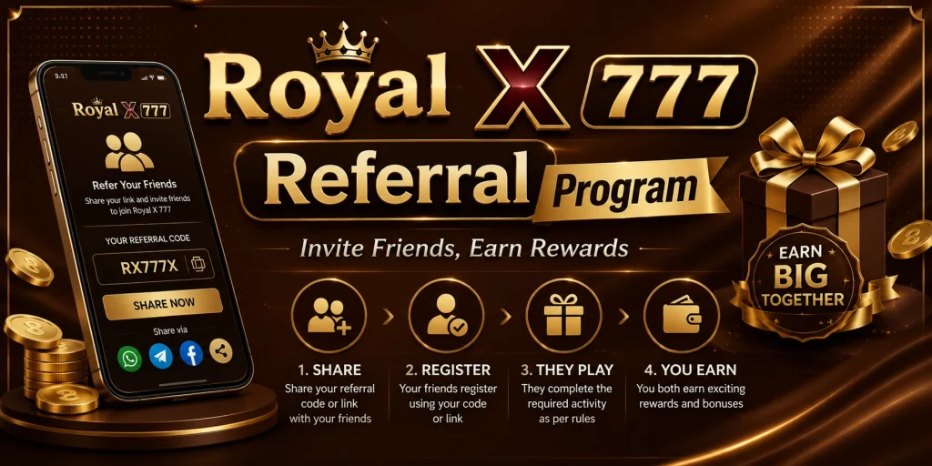 Royal X 777 Game-Referral-Program